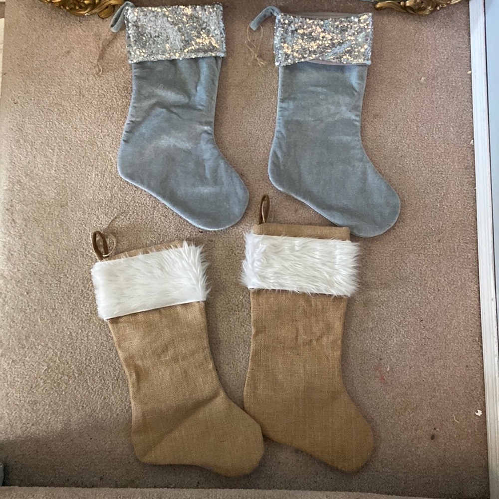 6 Christmas stockings